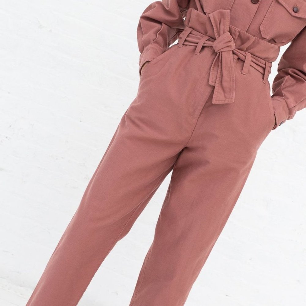 NWOT Caron Callahan Dover Pant in Rose XS